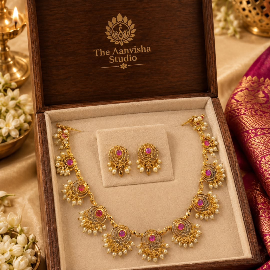 Filigree Chakra Moti Haar